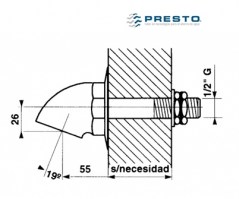 PRESTO ROCIADOR DUCHA